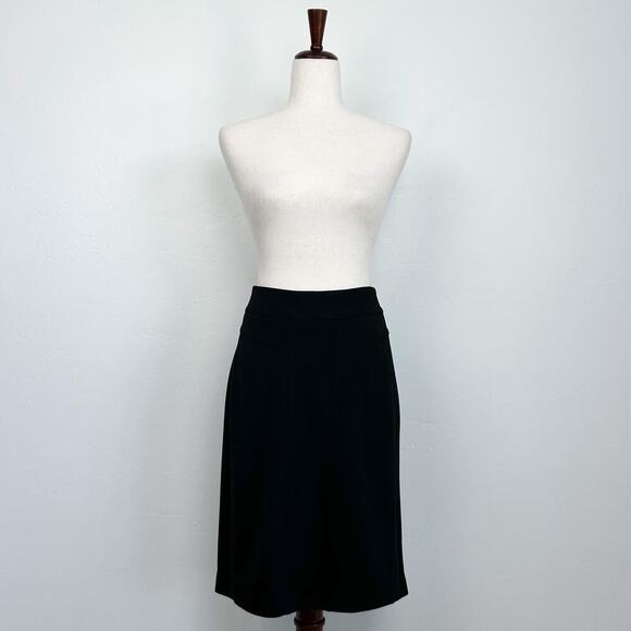 Cabi Black Ponte Stretchy Seamed Pencil Skirt NWT - Picture 8 of 10